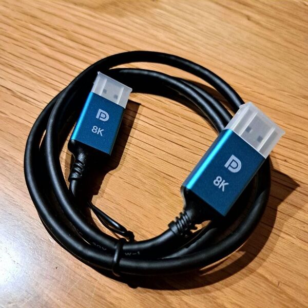 DisplayPort ケーブル 青 1m 8k ディスプレイポート