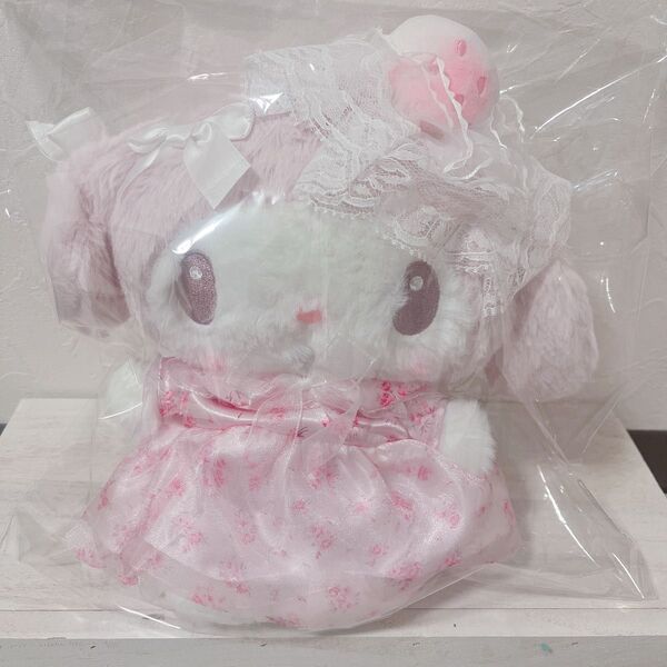 白いちごカラー.*マイメロ.*いちごミルクカラーぬいぐるみ新品未使用