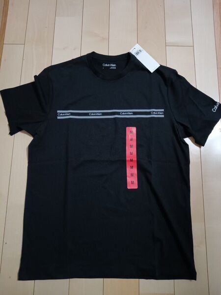【大人気激安殺到】新品未使用Calvin klein(カルバンクライン)黒(ブラック)TシャツMサイズ