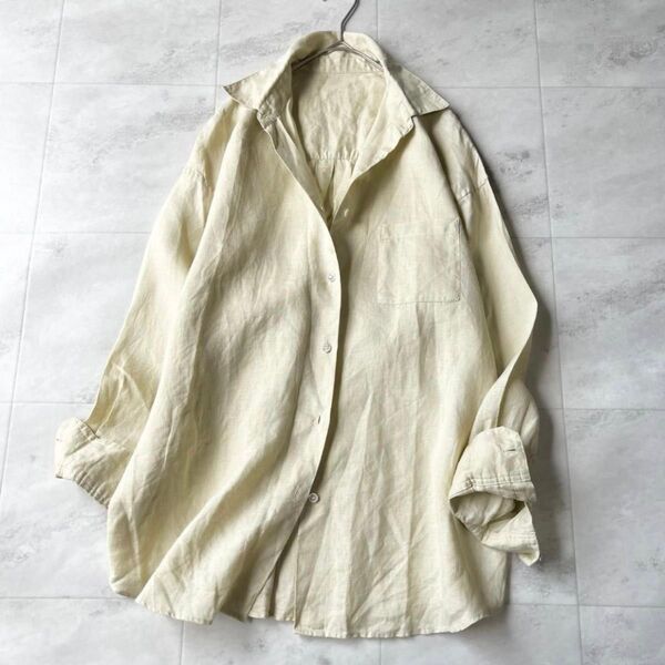 【美品】JOURNAL STANDARD リネンオーバーサイズシャツ 羽織 長袖