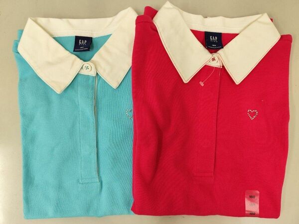 GAP kids 半袖 カットソー ポロシャツ ラガーシャツ 160cm