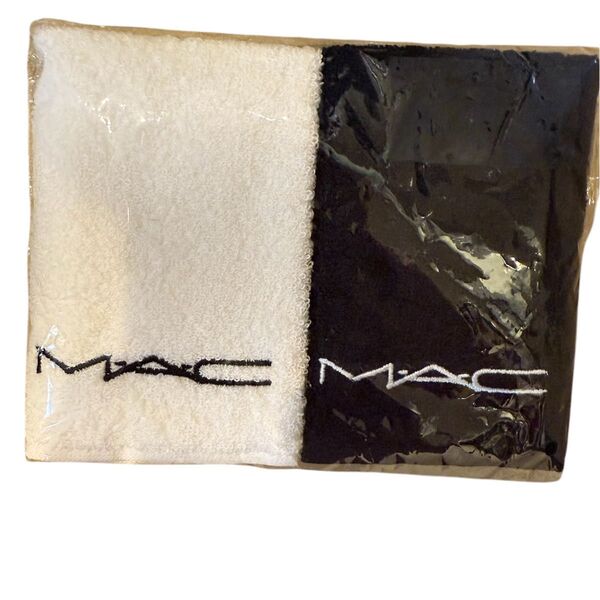 新品未使用 MAC ノベルティ タオルハンカチ 2枚組