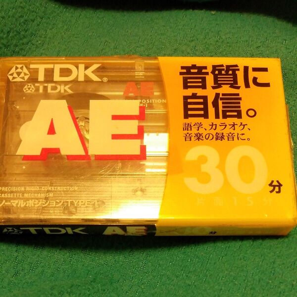 TDK AE カセットテープ 30分 ノーマルポジション 未開封