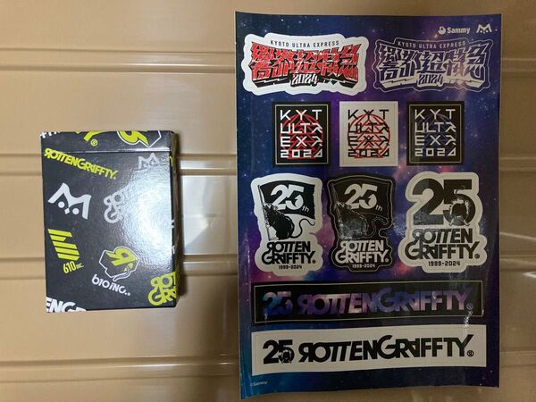 未使用 ROTTENGRAFFTY 響都超特急 シール トランプ ロットン