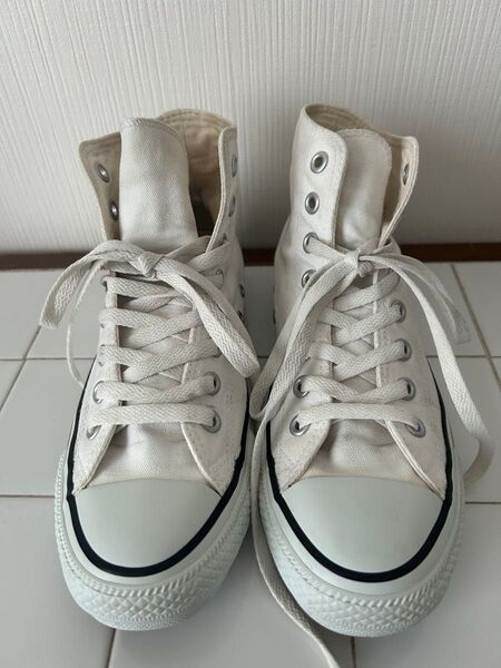CONVERSE ALL STAR オフホワイト ハイカット25,5