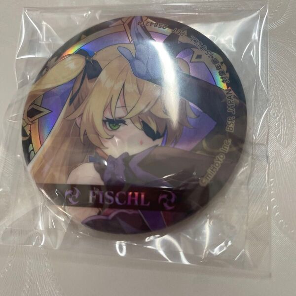 原神 HoYoverse ホログラム 缶バッジ フィッシュル セガ プライズ