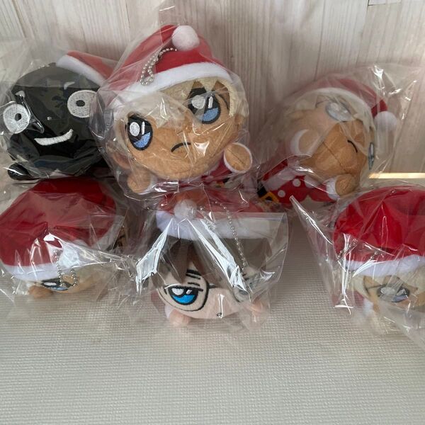 サンタ 寝そべり コナン ぬいぐるみ マスコット プライズ セット