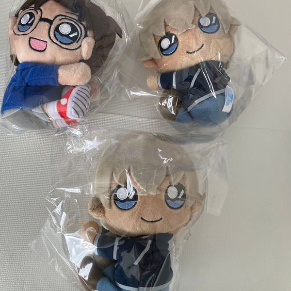 名探偵コナン 安室 透 江戸川 コナン 抱っこ くっつき ぬいぐるみ マスコット プライズ セット