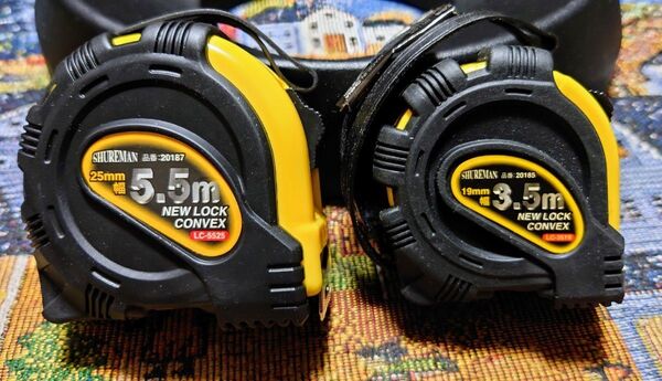新品 ケンオー(KENOH) SHUREMAN ロックコンベックス 19mm幅 3.5m 25mm幅 5.5m 2セット