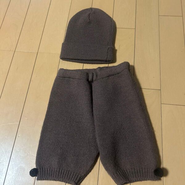 picolo ニットパンツ ニット帽 日本製