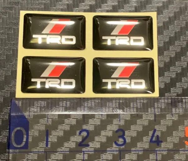 TRD ミニステッカー エポキシ樹脂コーティング 8枚セット