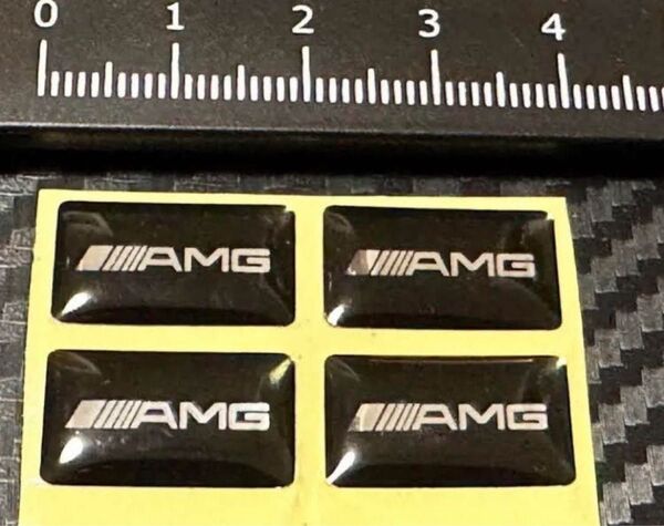AMG ミニステッカー エポキシ樹脂コーティング 4枚セット