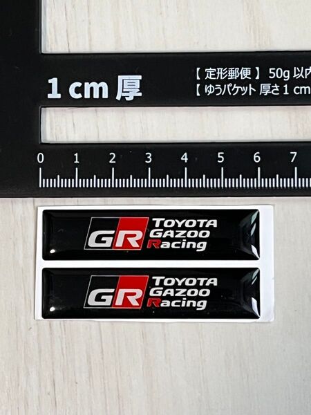 GR ステッカー エポキシ樹脂コーティング 2枚セット