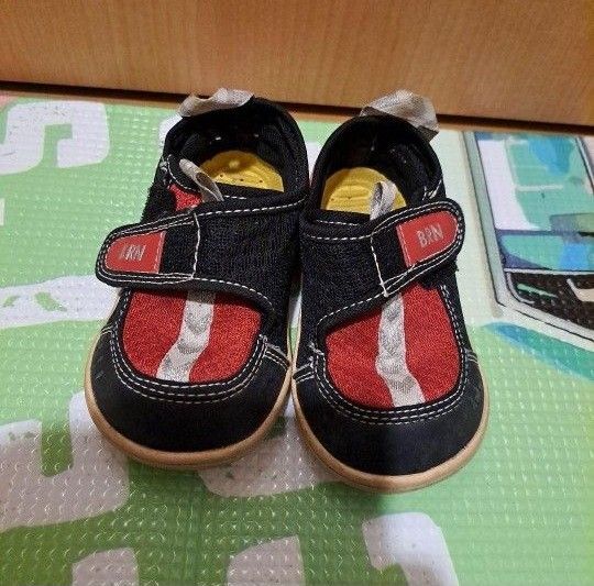 USED イフミー IFME サンダル 水陸両用 14cm 赤×黒