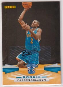 NBA DARREN COLLISON AUTO 2009-10 PANINI Inscriptions ROOKIE BASKETBALL AUTOGRAPH ダレン・コリソン 直筆 サイン オート