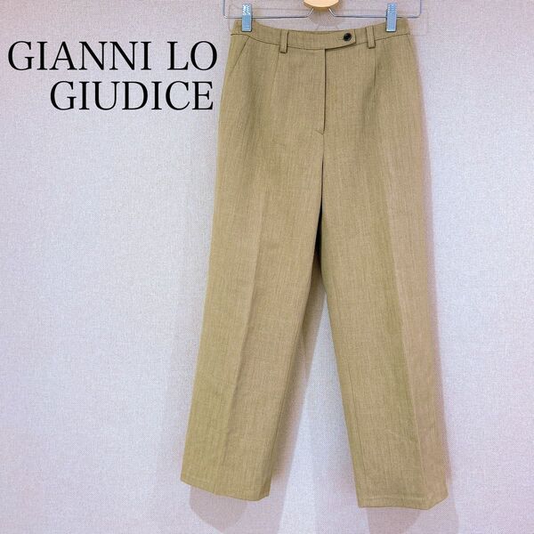 GIANNI LO GIUDICE パンツ スラックス ベージュ 綺麗 オフィス
