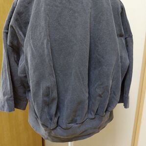 JEANASIS スウェット トレーナー ダメージ加工 Mサイズ ドロップショルダー