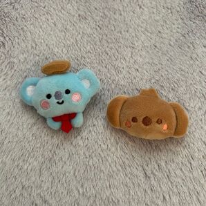 BT21 KOYA ファミリーマート限定ぬいぐるみバッジ 2個セット