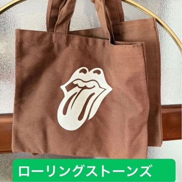 新品 未使用 The Rolling Stones ローリングストーンズ トートバッグ 非売品 エコバッグ