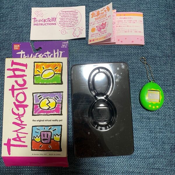 バンダイ たまごっちTamagotchi グリーン 1997年製 逆輸入版