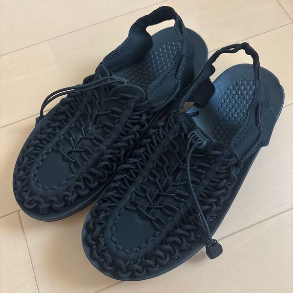 未使用 サンダル ブラック