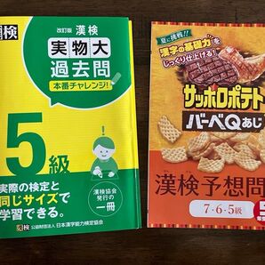漢検・ 漢字検定 5級 実物大過去問+予想問題(5・6・7級)