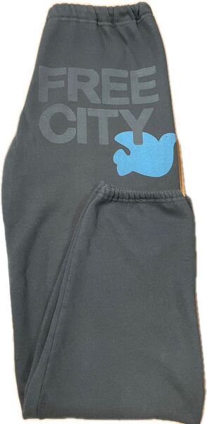 FREE CITY フリーシティー スウェットパンツSサイズ ブラック