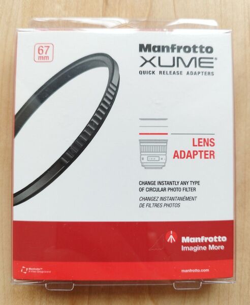 Manfrotto XUME 67mm径用マグネット式レンズアダプター