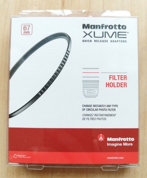 Manfrotto XUME 67mm径用マグネット式フィルターホルダー