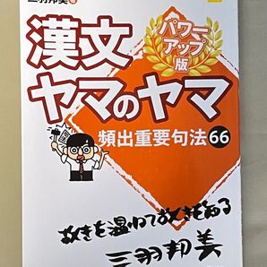 漢文ヤマのヤマ パワーアップ版 別冊「頻出重要句法66」付き 東進ハイスクール 三羽邦美著【中古】学研
