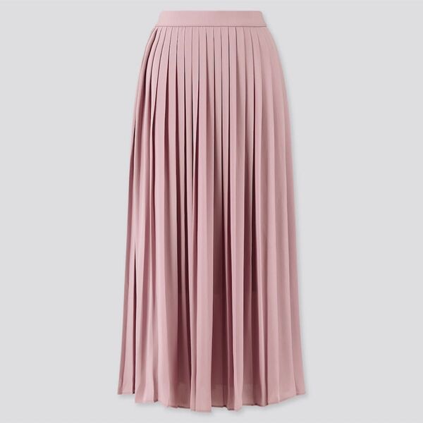 UNIQLO シフォンプリーツロングスカート S
