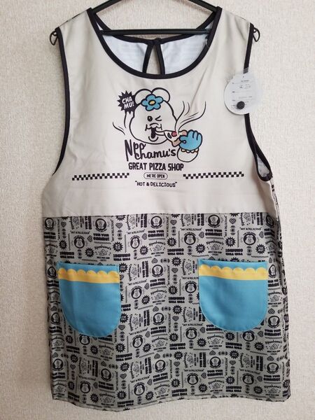 新品☆んぽちゃむのエプロン♪サイズ M~L 保育士