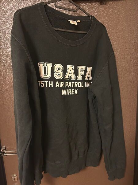 AVIREX USAFA スウェット ブラック