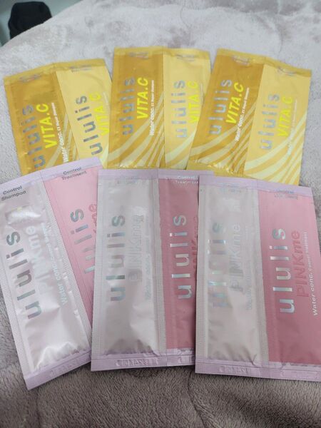 ululis シャンプー トリートメント サンプル 6個セット vita.c pink me ビタシー ウォーターコンク
