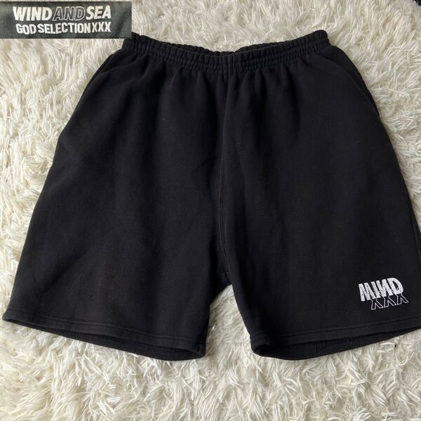【希少コラボ】ウィンダンシー ゴッドセレクション ハーフパンツ windandsea godselection pants