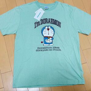 I'm Doraemon ドラえもん Tシャツ 新品 未使用 ミントグリーン 綿100% 日本限定
