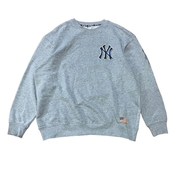 MLB GENUINE MARCHANDIZE ニューヨークヤンキース スウェット グレー 3Lサイズ YANKEES