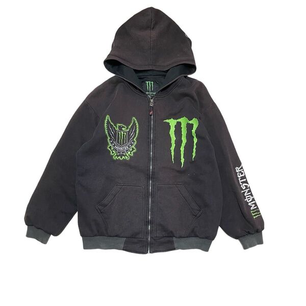 MONSTER ENERGY パーカー ジップアップ 大きめサイズ モンスターエナジー