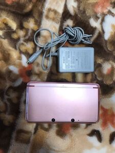 ニンテンドー3DS ミスティピンク ACアダプター 付 Nintendo 任天堂