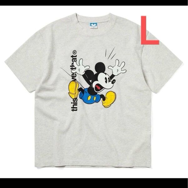 【希少】thisisneverthat ミッキーマウス コラボTシャツ 正規品