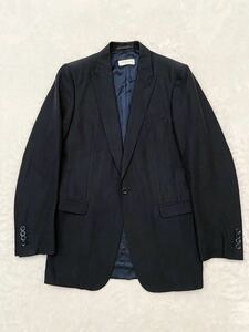 DRIES VAN NOTEN один кнопка жакет size44 Dries Van Noten темно синий мужской 