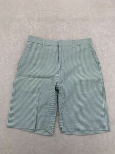 BERLA size31 USA製ショートパンツ ハーフパンツ 白 緑 グリーン ホワイト (KI)