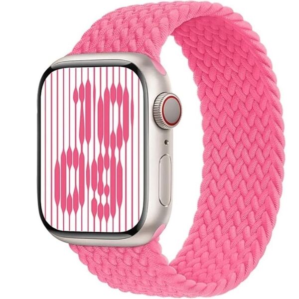 Apple Watch バンド ブレイデッドソロループ 編 交換 ベルト ヤーン