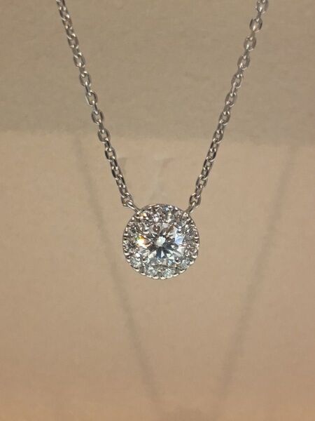 ヴァンドーム青山 プラチナ ダイヤモンド グレース ネックレス 計0.244ct