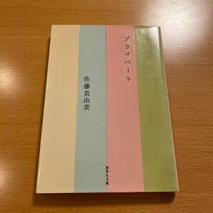 【絶版・希少・美品】 プライベート 佐藤真由美 集英社文庫 【匿名配送】