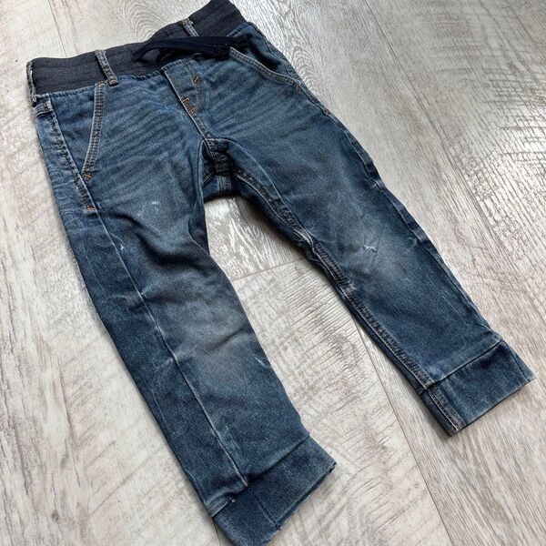 jogger デニムパンツ キッズ 2〜3才用 100cm