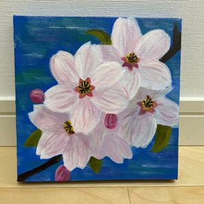 油絵 さくら 春 桜 原画 インテリア アート 花