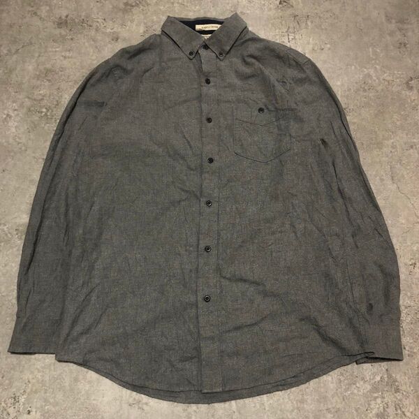 90s エルエルビーン シャツ ボタンダウン 長袖 チェック 古着 アメカジ