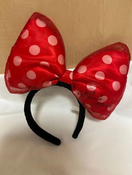Disney ミニー カチューシャ ビッグリボンカチューシャ リボン