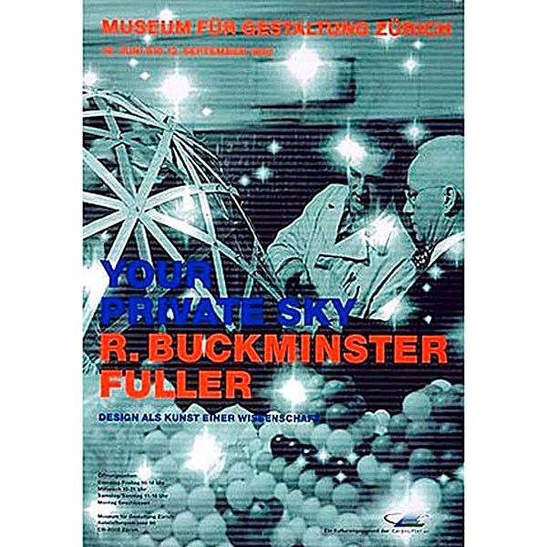 スイス派 グラフィックデザイン ポスター R. Buckminster Fuller リヒャルト・パウル・ブロックマン バウハウス